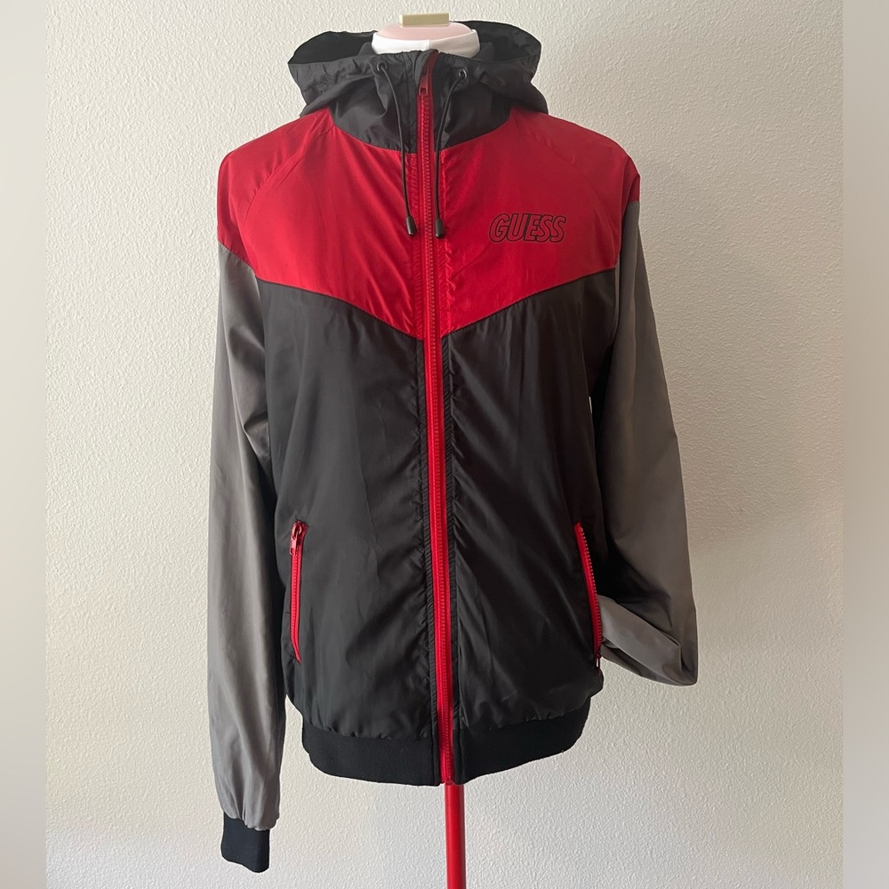Guess Woven Windbreaker Jacket